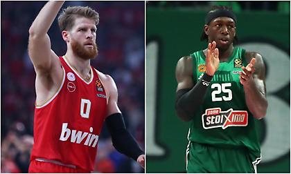 Stoiximan GBL: Εκτός έδρας δοκιμασίες για Ολυμπιακό και Παναθηναϊκό