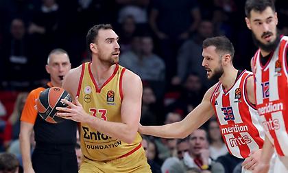 Τα highlights από την ήττα του Ολυμπιακού στην έδρα του Ερυθρού Αστέρα