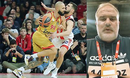 Ζέρβας: «Ξέχασε να βγει για το δεύτερο ημίχρονο ο Ολυμπιακός - Εξαιρετικό κοουτσάρισμα από τον Σφαιρόπουλο»