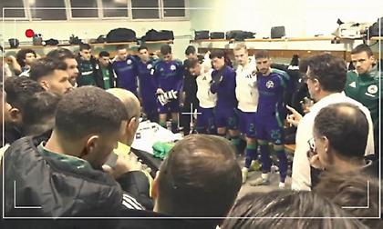 Η ομιλία του Βιτόρια πριν το διπλό στη Λιβαδειά: «Παλέψτε και για τον κόσμο, πιστέψτε το»