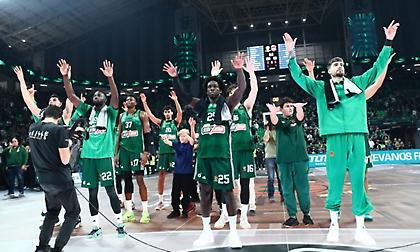 Βαθμολογία Ευρωλίγκας: Έφτασε τις 10 νίκες και πλησίασε τις πρώτες θέσεις ο Παναθηναϊκός