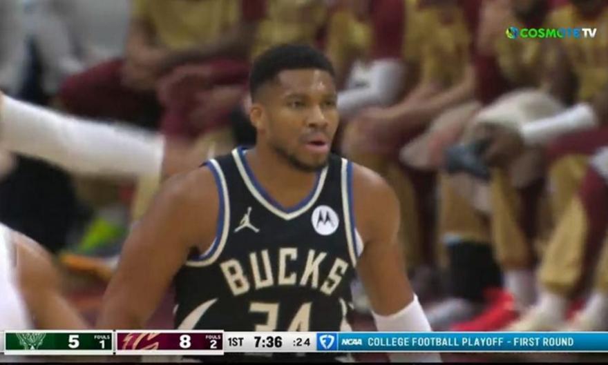 Καβαλίερς-Μπακς: Τα highlights από την 33άρα του Γιάννη Αντετοκούνμπο