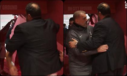 Νότιγχαμ: Ο Μαρινάκης συνεχάρη παίκτες και σταφ - Η αγκαλιά με τον Ποστέκογλου!