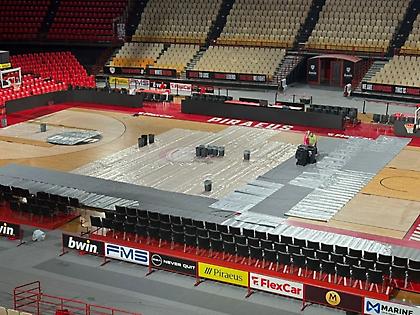 Πλημμύρισε το ΣΕΦ - Τεράστιες ζημιές σε cube και γυμναστήριο, κίνδυνος να χαλάσει το παρκέ για όλη τη σεζόν (pics/video)