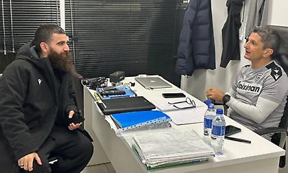 Επίσκεψη και στήριξη από τον Γιώργο Σαββίδη στον Λουτσέσκου