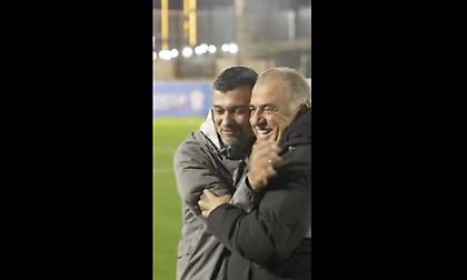 Επίσκεψη του Τερίμ στην προπόνηση της Μίλαν - Θερμός εναγκαλισμός με τον Κονσεϊσάο