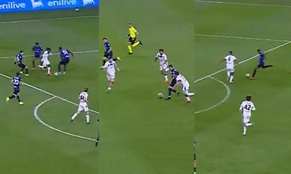 Το σεμιναριακού τύπου build-up για γκολ από την Ίντερ ξεκίνησε από... αριστοκρατικό κόψιμο του Μπίσεκ