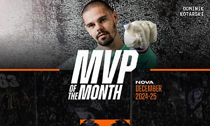 ΠΑΟΚ: MVP του Δεκεμβρίου ο Κοτάρσκι
