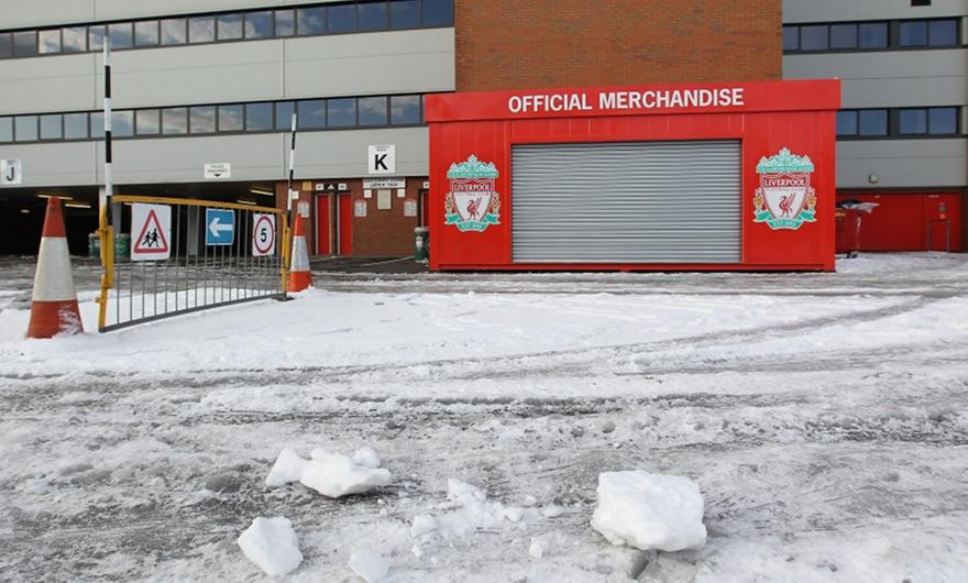Σε κίνδυνο η διεξαγωγή του Λίβερπουλ – Μαν.Γιουνάιτεντ, συνεχείς προειδοποιήσεις για χιονιά Σε κίνδυνο η διεξαγωγή του Λίβερπουλ – Μαν.Γιουνάιτεντ, συνεχείς προειδοποιήσεις για χιονιά