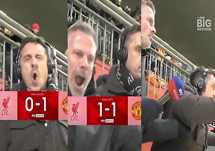 Κάραγκερ και Νέβιλ έζησαν σαν... οπαδοί το Λίβερπουλ-Μάντσεστερ Γιουνάιτεντ