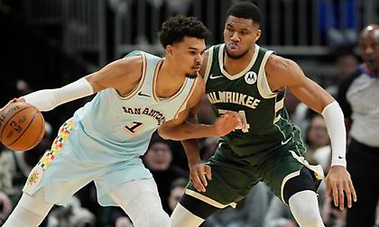 Aντετοκούνμπο: «Από τους πιο ταλαντούχους που έχω αντιμετωπίσει ο Γουεμπανιαμά-Θα είναι το πρόσωπο του ΝΒΑ»