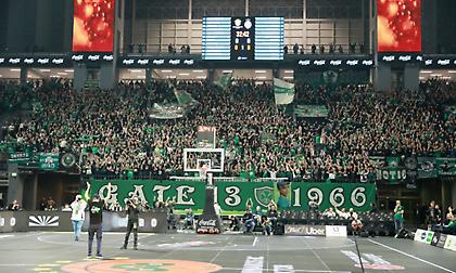 Μαγική ατμόσφαιρα στο ΟΑΚΑ με τον Ντόκεν να δίνει το σύνθημα στην «πράσινη» εξέδρα!