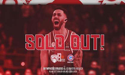 Ποδαρικό στο 2025 με sold out στο ΣΕΦ για τον Ολυμπιακό!