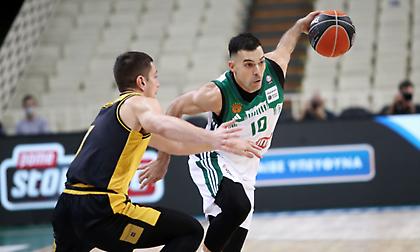 Οι 12άδες του ΑΕΚ Betsson BC-Παναθηναϊκός AKTOR - Στην αποστολή των «πράσινων» ο Σλούκας