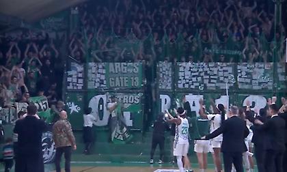 Σε μικρό... ΟΑΚΑ μετατράπηκε το «Π. Γιαννακόπουλος» με κόσμο και ομάδα να γίνονται ένα και να τραγουδούν «χόρτο μαγικό»!