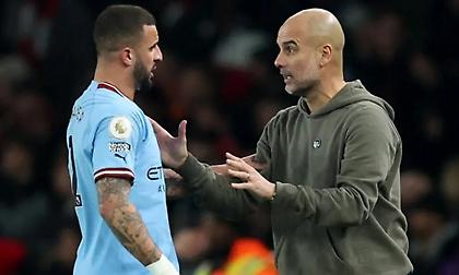 Αποκάλυψη Πεπ: «Ο Γουόκερ δεν έπαιξε γιατί ζήτησε πριν από 48 ώρες να φύγει από τη Σίτι»!