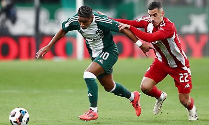 Η πρώτη μάχη των «αιωνίων» στα προημιτελικά του Κυπέλλου: Παναθηναϊκός-Ολυμπιακός 1-1 (ΤΕΛΙΚΟ)