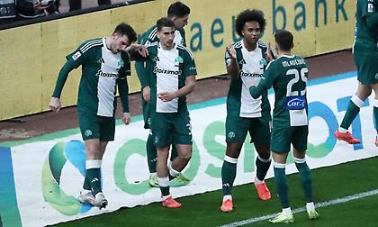 Με Πάλμερ-Μπράουν και Πελίστρι η ενδεκάδα του Παναθηναϊκού στο ντέρμπι με την ΑΕΚ