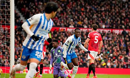 Μάντσεστερ Γιουνάιτεντ-Μπράιτον 1-3