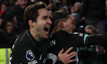 Είτε παίζει 10, είτε 90 λεπτά, ο Κιέζα έχει λατρέψει τη Λίβερπουλ