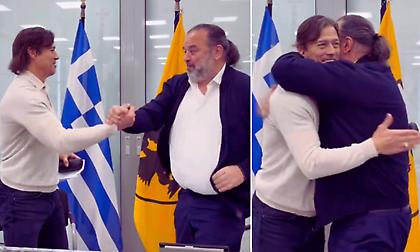 Το «high five» Ηλιόπουλου-Αλμέιδα με το οποίο ολοκλήρωσαν τις δηλώσεις τους