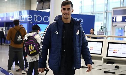 Τα κλικ από την αναχώρηση του Ολυμπιακού για Πορτογαλία - Μαζί με την ομάδα και ο Έσε!