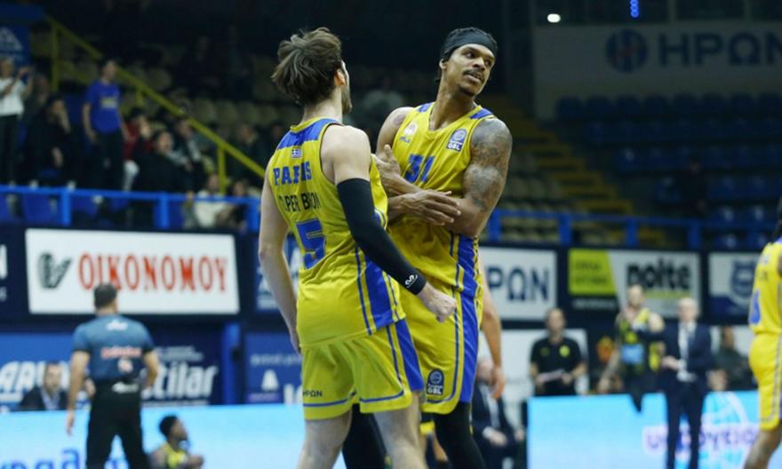 Περιστέρι-Άρης 73-68: Επέστρεψε από το -20 και βύθισε τους Θεσσαλονικείς