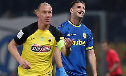 Καλή στιγμή για τον Παναιτωλικό, σταμάτησε πάνω στον Βίντα το σουτ του Μλάντεν