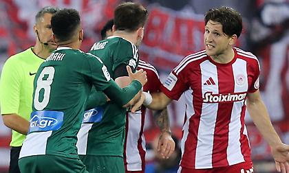 Ισόπαλο το μπρα-ντε-φερ, ο Παναθηναϊκός δεν άφησε τον Ολυμπιακό των 10 να ξεφύγει!