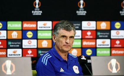 Live Streaming: Η συνέντευξη Τύπου του Ολυμπιακού για το ματς με τη Καραμπάγκ