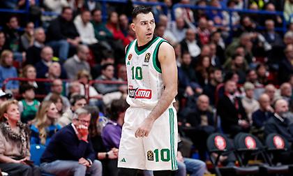 Χωρίς Σλούκα λόγω ενοχλήσεων στη γάμπα ο Παναθηναϊκός στο Περιστέρι