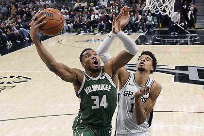 Η «35άρα» του Γιάννη Αντετοκούνμπο κόντρα στους Σπερς