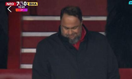 Είδε χαμογελαστός την επτάρα της Νότιγχαμ στην Μπράιτον ο Μαρινάκης