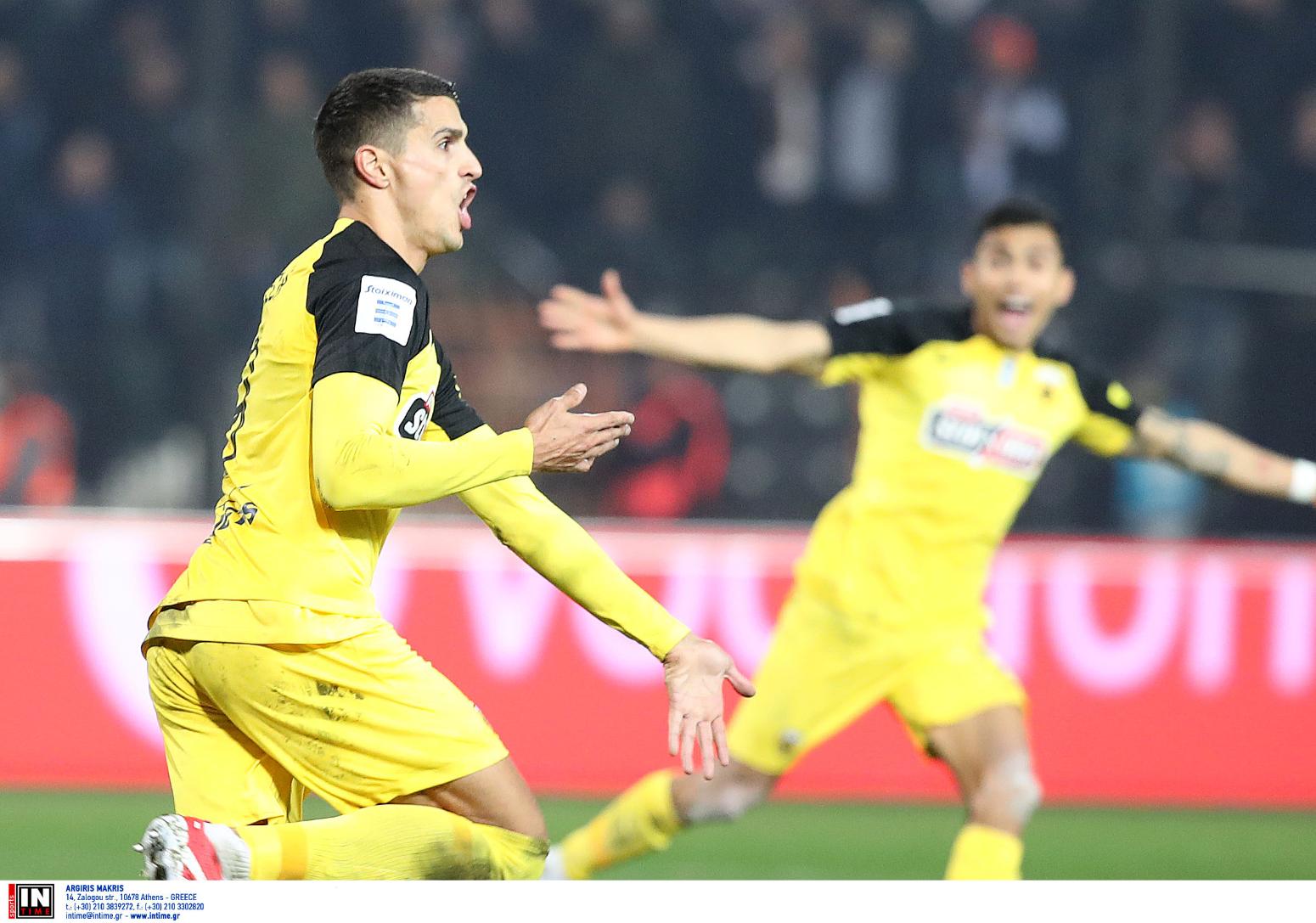 ΑΕΚ: Το γκολ του Λαμέλα για το 1-0 στην Τούμπα