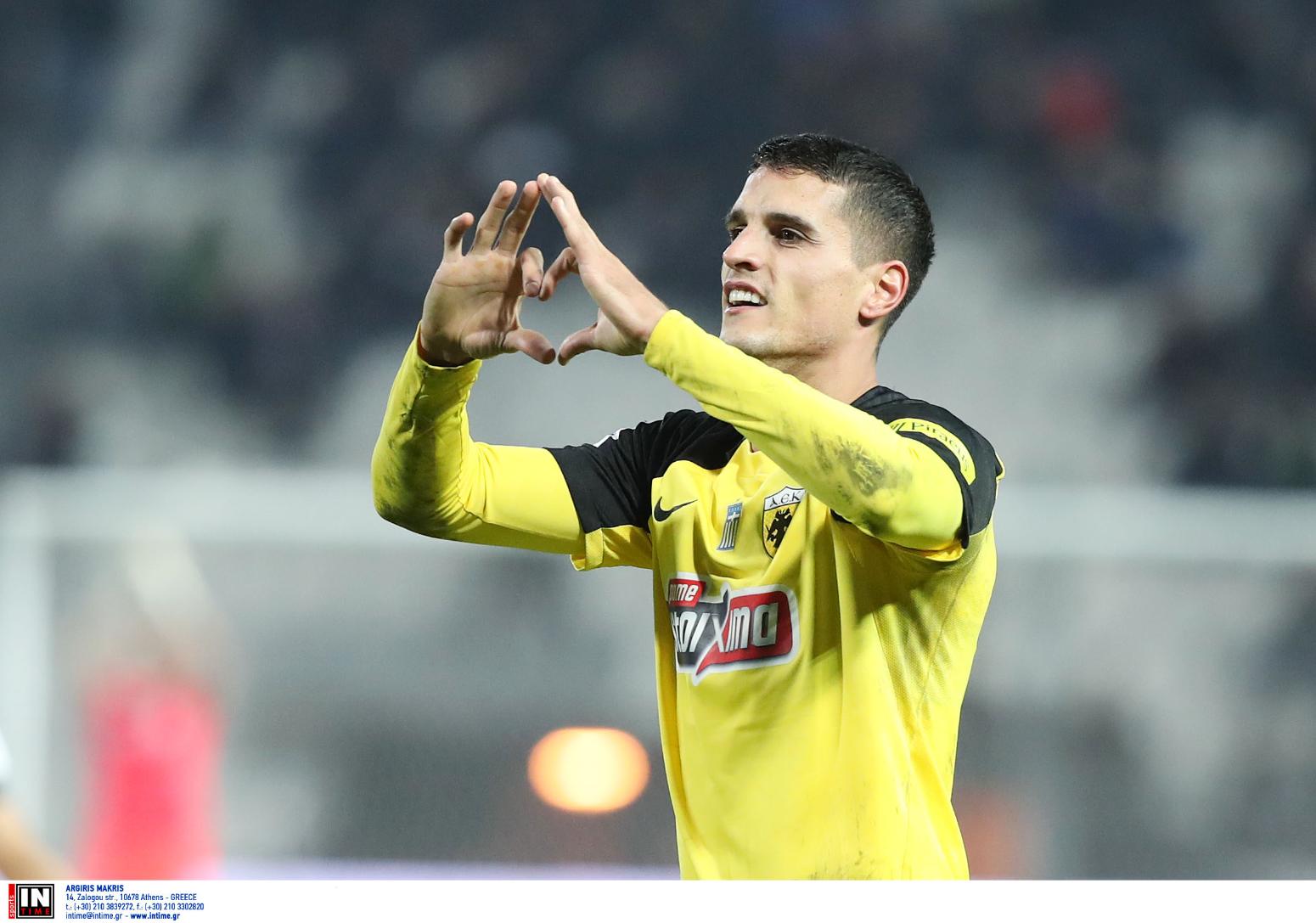 ΑΕΚ: Το γκολ του Λαμέλα για το 1-0 στην Τούμπα