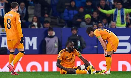 Ρεάλ: Χάνει Ρούντιγκερ εν όψει μεγάλων αγώνων