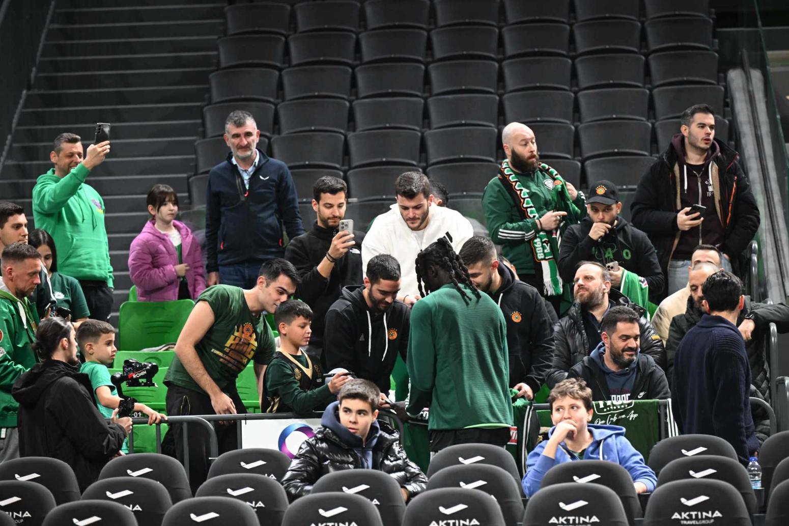 Παναθηναϊκός: 30 τυχεροί φίλαθλοι παρακολούθησαν από κοντά την προπόνηση