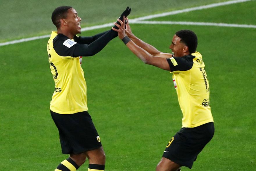 Άψογο σερβίρισμα του Ελίασον και 2-0 η ΑΕΚ με κεφαλιά του Μαρσιάλ