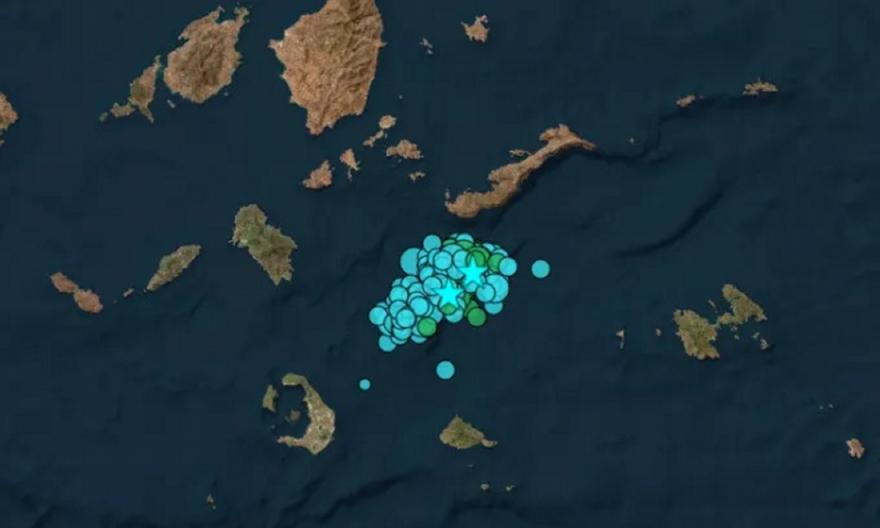 Νέος σεισμός 4,8 Ρίχτερ στην Αμοργό αισθητός και στην Αττική