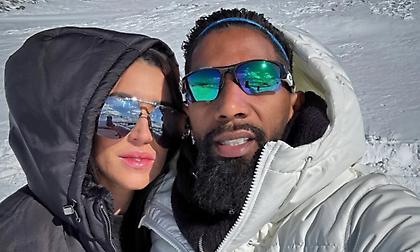 Ροντινέι και Έσε μαζί με τις συντρόφους τους στο Χιονοδρομικό Κέντρο Παρνασσού