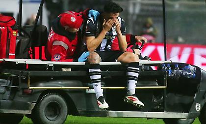 Διάσειση και δέκα ράμματα για Μιχαηλίδη - Χάνει το ματς με τη Λαμία