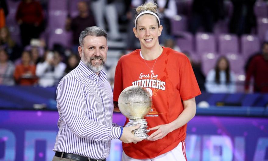 MVP του Κυπέλλου Γυναικών η Ρεμπέκα Τόμπιν