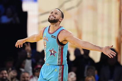 Η απονομή στον MVP του All Star Game, Στεφ Κάρι!