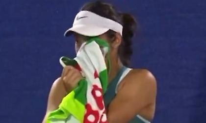 Η σοκαριστική στιγμή που η Ραντουκάνου συνειδητοποιεί ότι άντρας που είχε εμμονή μαζί της είναι στην κερκίδα