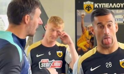 Χαμόγελα και ιδανικό κλίμα: Η προπόνηση της ΑΕΚ… από μέσα (video)