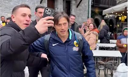 «Ντόπες» σε παίκτες και Αλμέιδα από οπαδούς της ΑΕΚ στην Τρίπολη