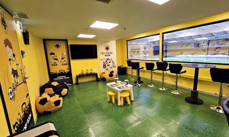 ΑΕΚ: Λειτουργεί και στον αγώνα με τον Ολυμπιακό το Sensory Room
