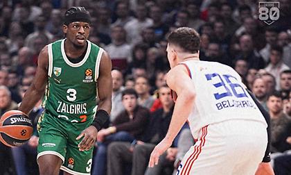 «Άλωσε» το Βελιγράδι κι έφερε πισωγύρισμα στον Ερυθρό Αστέρα η Ζάλγκιρις