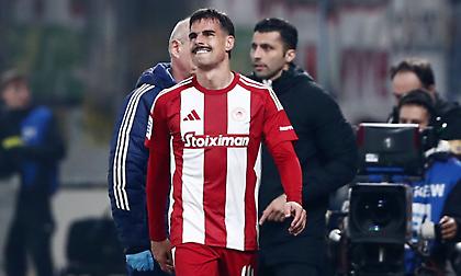 Δύο αναγκαστικές αλλαγές στο ημίχρονο για τον Ολυμπιακό με Γκαρθία και Πιρόλα