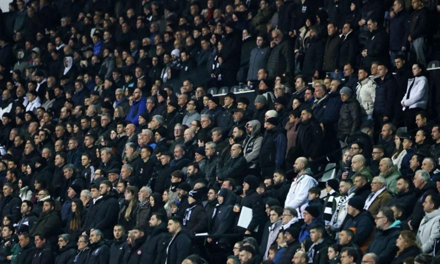 Συγκίνηση στην Τούμπα: Διακοπή 57'' στο ΠΑΟΚ-Asteras AKTOR και χειροκρότημα για τα θύματα των Τεμπών